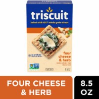 Triscuit Four Cheese And Herb Whole Grain Wheat Crackers