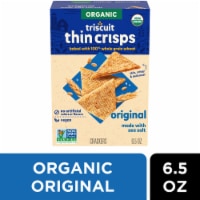 Triscuit Organic Thin Crisps Original Whole Grain Vegan Crackers