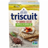 Triscuit Basil & Garlic With Quinoa Seeds Whole Grain Wheat Crackers Perspective: Main