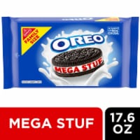 OREO Mega Stuf Chocolate Sandwich Cookies Family Size Perspective: Main