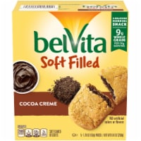 belVita Soft Filled Cocoa Creme Baked Biscuits Perspective: Main