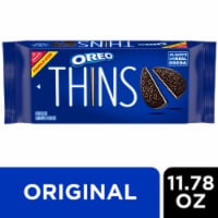 OREO Thins Chocolate Sandwich Cookies Family Size Perspective: Main