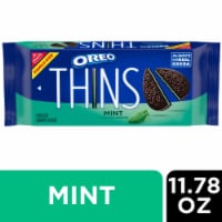 OREO Thins Mint Creme Chocolate Sandwich Cookies Family Size
