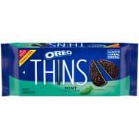 OREO Thins Mint Creme Chocolate Sandwich Cookies Family Size Perspective: Main