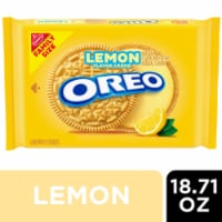 OREO Lemon Creme Sandwich Cookies Family Size