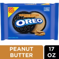 OREO Peanut Butter Creme Chocolate Sandwich Cookies Family Size Perspective: Main