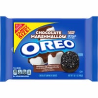 Oreo Chocolate Marshmallow Flavor Creme Chocolate Sandwich Cookies Perspective: Main