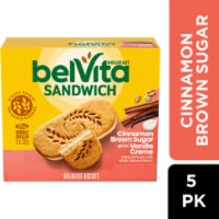 BelVita Breakfast Sandwich Cinnamon Brown Sugar with Vanilla Creme Breakfast Biscuits