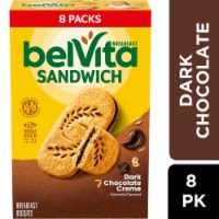 Belvita Breakfast Sandwich Dark Chocolate Creme Breakfast Biscuits