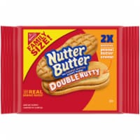 Nutter Butter Double Nutty Peanut Butter Sandwich Cookies Family Size