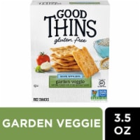 Good Thins Garden Veggie Rice Snacks Gluten Free Crackers