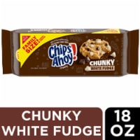 CHIPS AHOY! Chunky White Fudge Chocolate Chunk Cookies Family Size Perspective: Main