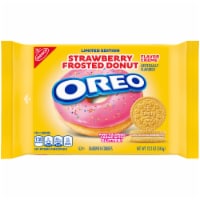 Oreo Strawberry Frosted Donut Sandwich Cookies Perspective: Main