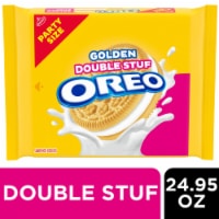Oreo Double Stuf Golden Sandwich Cookies Party Size Perspective: Main