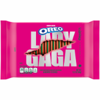 Oreo Lady Gaga Pink Golden Sandwich Cookies Perspective: Main
