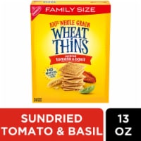 Wheat Thins Sundried Tomato & Basil Whole Grain Wheat Crackers Perspective: Main
