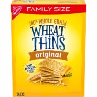 Wheat Thins Original Whole Grain Wheat Crackers Family Size
