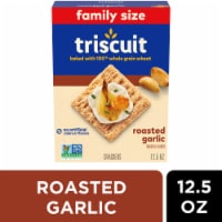 Triscuit Roasted Garlic Whole Grain Wheat Crackers Family Size