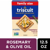 Triscuit Rosemary & Olive Oil Whole Grain Wheat Crackers Family Size