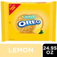 OREO Lemon Creme Sandwich Cookies Party Size Perspective: Main