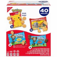 Pokemon, Honey & Chocolate Teddy Grahams, Barnums Animal Crackers (40 Count)