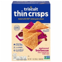 Triscuit Thin Crisps Applewood Barbecue Crackers Perspective: Main