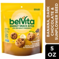 belVita Energy Bites Banana Dark Chocolate and Sunflower Seed Perspective: Main