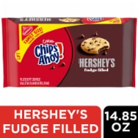 CHIPS AHOY! Chewy Hershey's Fudge Filled Soft Chocolate Chip Cookies Perspective: Main