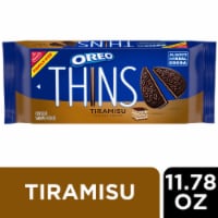 OREO Thins Tiramisu Creme Chocolate Sandwich Cookies Perspective: Main