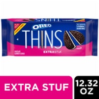 OREO Thins Extra Stuf Chocolate Sandwich Cookies Family Size Perspective: Main