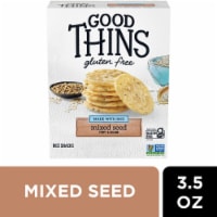 GOOD THINS Mixed Seed Rice Gluten Free Crackers Perspective: Main
