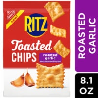 RITZ Toasted Chips Roasted Garlic Crackers Perspective: Main