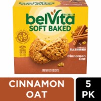 belVita Soft Baked Cinnamon Oat Breakfast Biscuits Perspective: Main