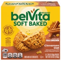 belVita Soft Baked Cinnamon Oat Breakfast Biscuits Perspective: Main