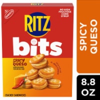 RITZ Bits Spicy Queso Sandwich Crackers Perspective: Main