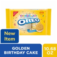 OREO Golden Birthday Cake Creme Sandwich Cookies Perspective: Main