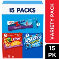 Zbar Chocolate Chip Snack Bars RITZ Bits Crackers & OREO Mini Cookies Variety Pack Perspective: Main