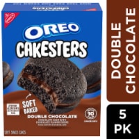 OREO Cakesters Double Chocolate Soft Snack Cakes Perspective: Main