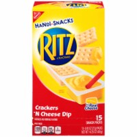 Ritz Handi-Snacks Crackers N Cheese Dip Snack Packs Perspective: Main