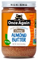 Once Again Unsweetened & Roasted Salt Free Creamy Almond Butter