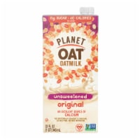 Planet Oat® Unsweetened Original Oatmilk Perspective: Main