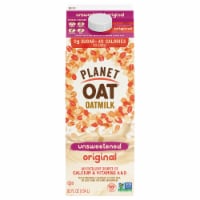 Planet Oat Dairy Free Unsweeted Original Oat Milk Perspective: Main