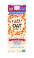 Planet Oat Unsweetened Vanilla Oatmilk