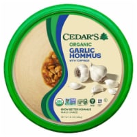 Cedar's Topped Organic Garlic Hommus