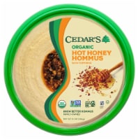 Cedar's Foods Topped Organic Hot Honey Hommus Perspective: Main