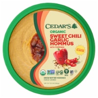 Cedar's Topped Organic Sweet Chili Garlic Hommus Perspective: Main