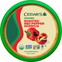 Cedar's Foods Organic Roasted Red Pepper Hommus Perspective: Main