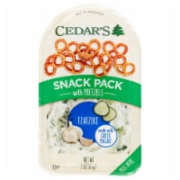Cedar's Foods Tzatziki with Pretzels Snack Pack Perspective: Main