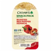 Cedar's Roasted Red Pepper Hommus WIth Chips Perspective: Main
