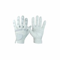 Bionic Glove ESGMSW Mens ShowGrip Equestrian - White, Small